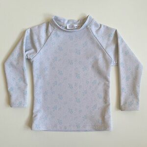 Minnow Baby Girl’s Floral Rashguard - Size 1 (6-18M)